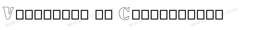 Vountains of Christm字体转换